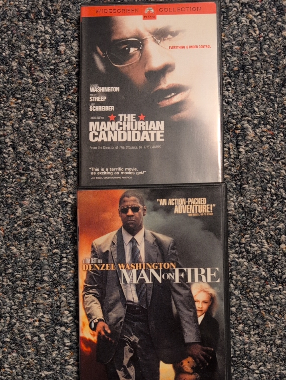 Denzel Washington DVD Movie Set Of 2